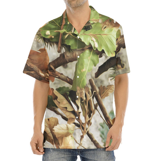 Hunting Camouflage Pattern Print Aloha Shirt