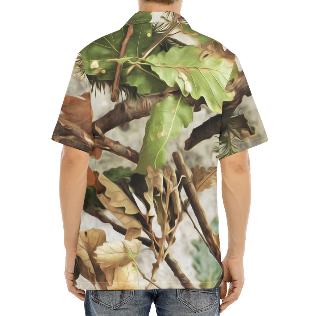 Hunting Camouflage Pattern Print Aloha Shirt