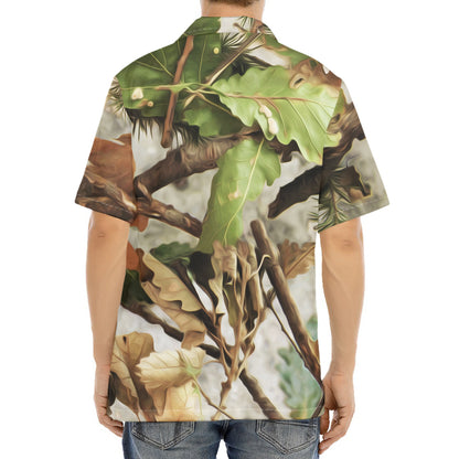 Hunting Camouflage Pattern Print Aloha Shirt