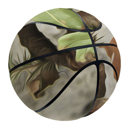 Hunting Camouflage Pattern Print Basketball