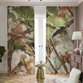Hunting Camouflage Pattern Print Dimout Pencil Pleat Curtains