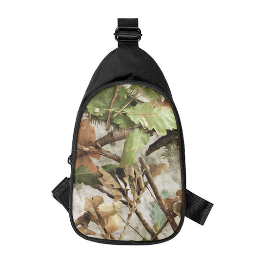 Hunting Camouflage Pattern Print Chest Bag