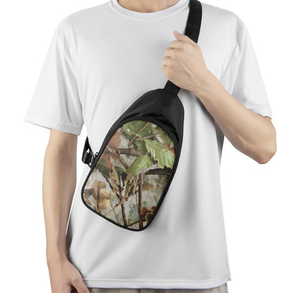 Hunting Camouflage Pattern Print Chest Bag