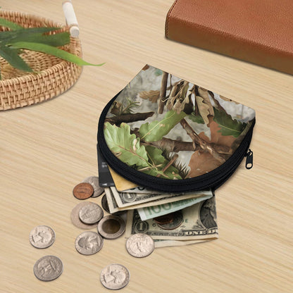 Hunting Camouflage Pattern Print Coin Purse