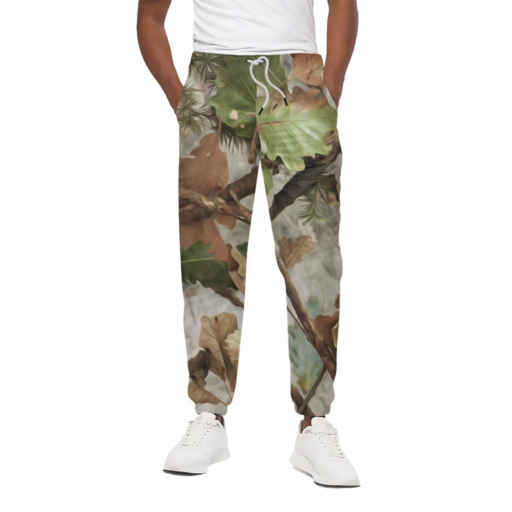 Hunting Camouflage Pattern Print Cotton Pants