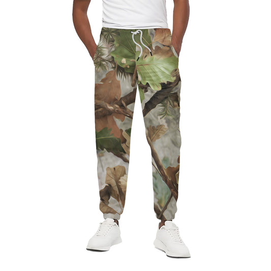 Hunting Camouflage Pattern Print Cotton Pants
