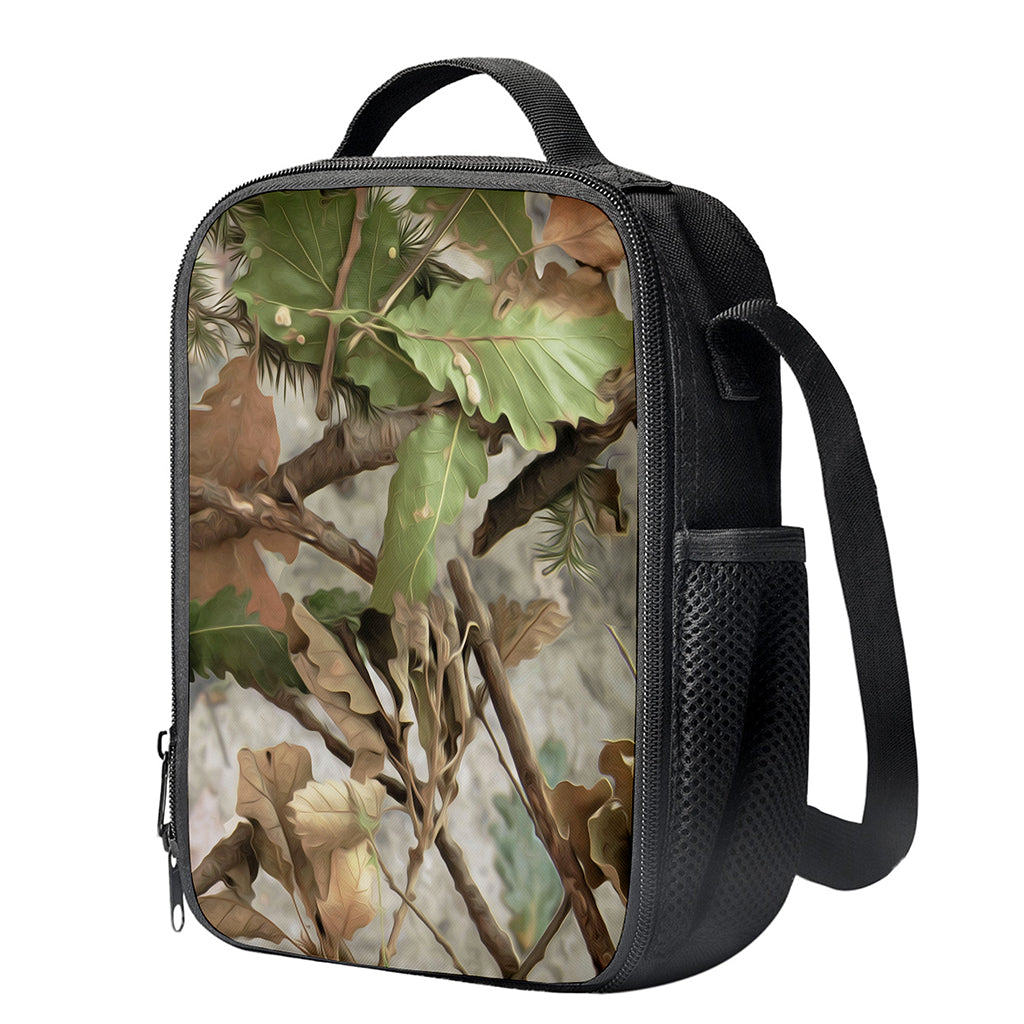 Hunting Camouflage Pattern Print Crossbody Lunch Bag