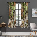 Hunting Camouflage Pattern Print Grommet Curtain Panels