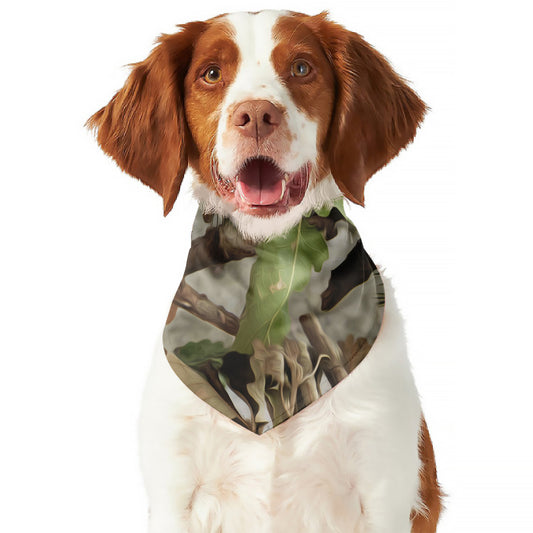 Hunting Camouflage Pattern Print Dog Bandana