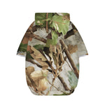 Hunting Camouflage Pattern Print Dog Zip Up Hoodie