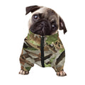 Hunting Camouflage Pattern Print Dog Zip Up Jacket