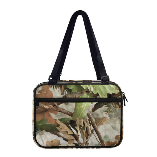 Hunting Camouflage Pattern Print Double Strap Bible Bag