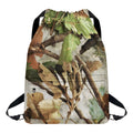 Hunting Camouflage Pattern Print Drawstring Backpack