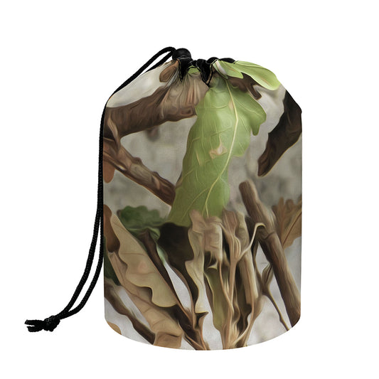 Hunting Camouflage Pattern Print Drawstring Makeup Bag