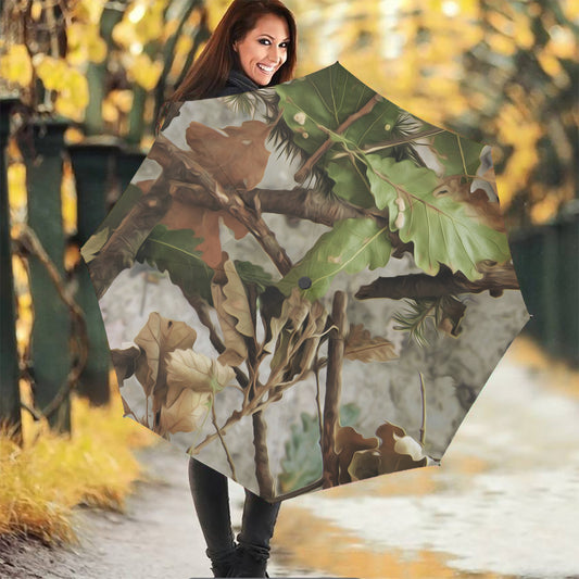 Hunting Camouflage Pattern Print Foldable Umbrella