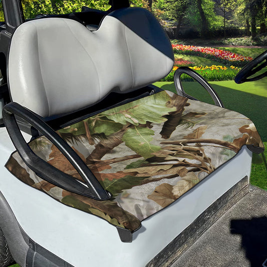 Hunting Camouflage Pattern Print Golf Cart Seat Cover