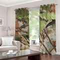 Hunting Camouflage Pattern Print Grommet Curtains