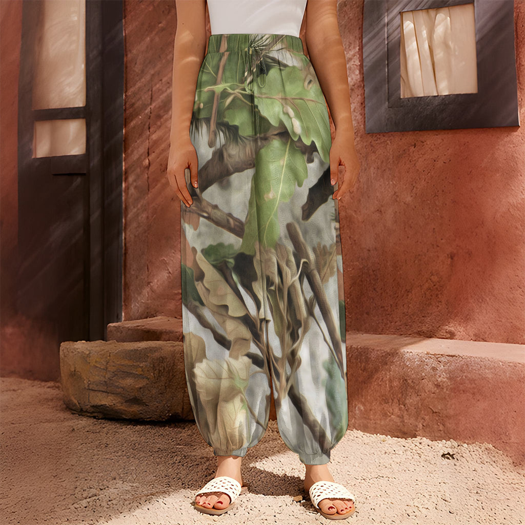 Hunting Camouflage Pattern Print Harem Pants