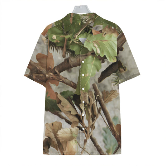 Hunting Camouflage Pattern Print Hawaiian Shirt