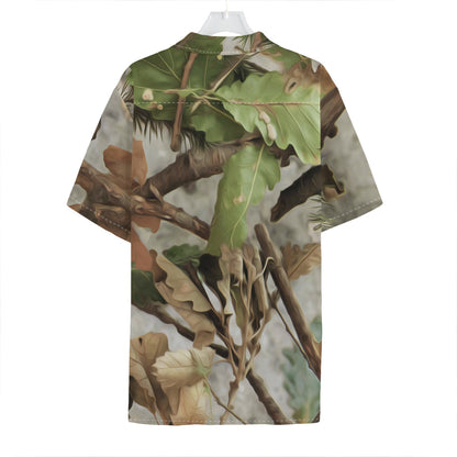 Hunting Camouflage Pattern Print Hawaiian Shirt