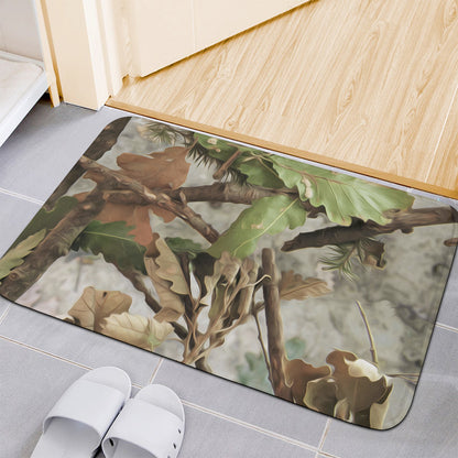 Hunting Camouflage Pattern Print Indoor Door Mat