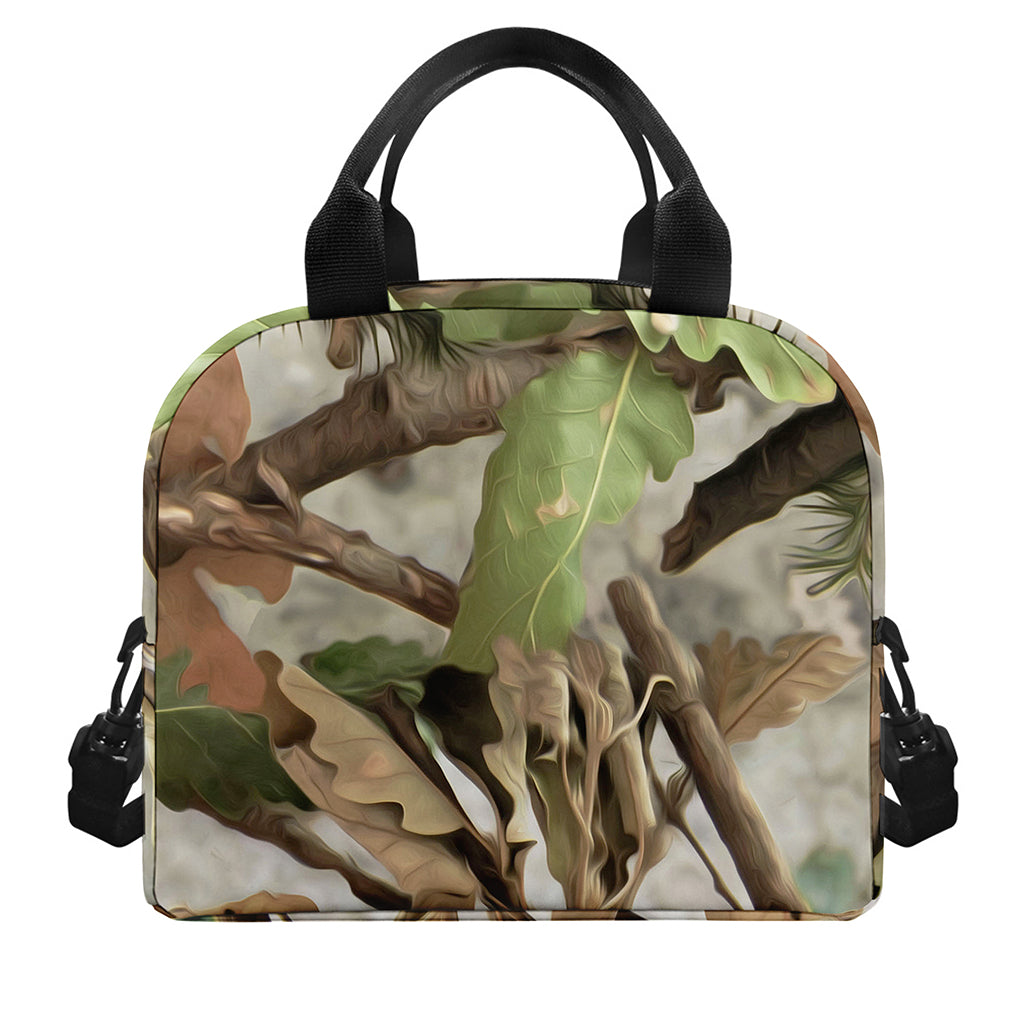 Hunting Camouflage Pattern Print Insulated Lunch Bag
