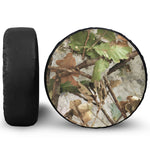 Hunting Camouflage Pattern Print Leather Spare Tire Cover