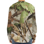 Hunting Camouflage Pattern Print Long Sleeve Baseball Jersey