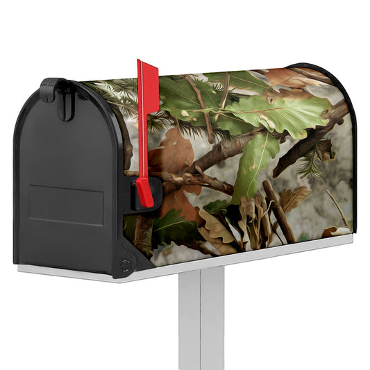 Hunting Camouflage Pattern Print Mailbox Cover
