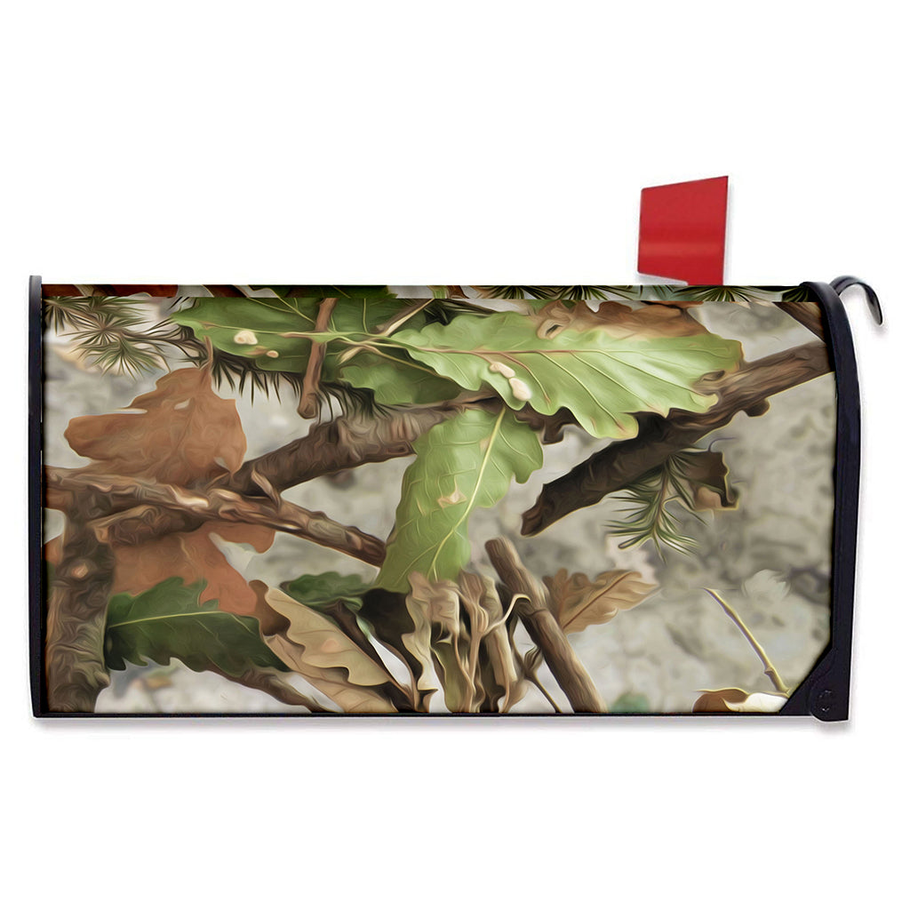 Hunting Camouflage Pattern Print Mailbox Cover