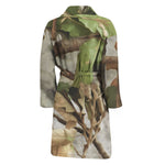 Hunting Camouflage Pattern Print Men's Bathrobe