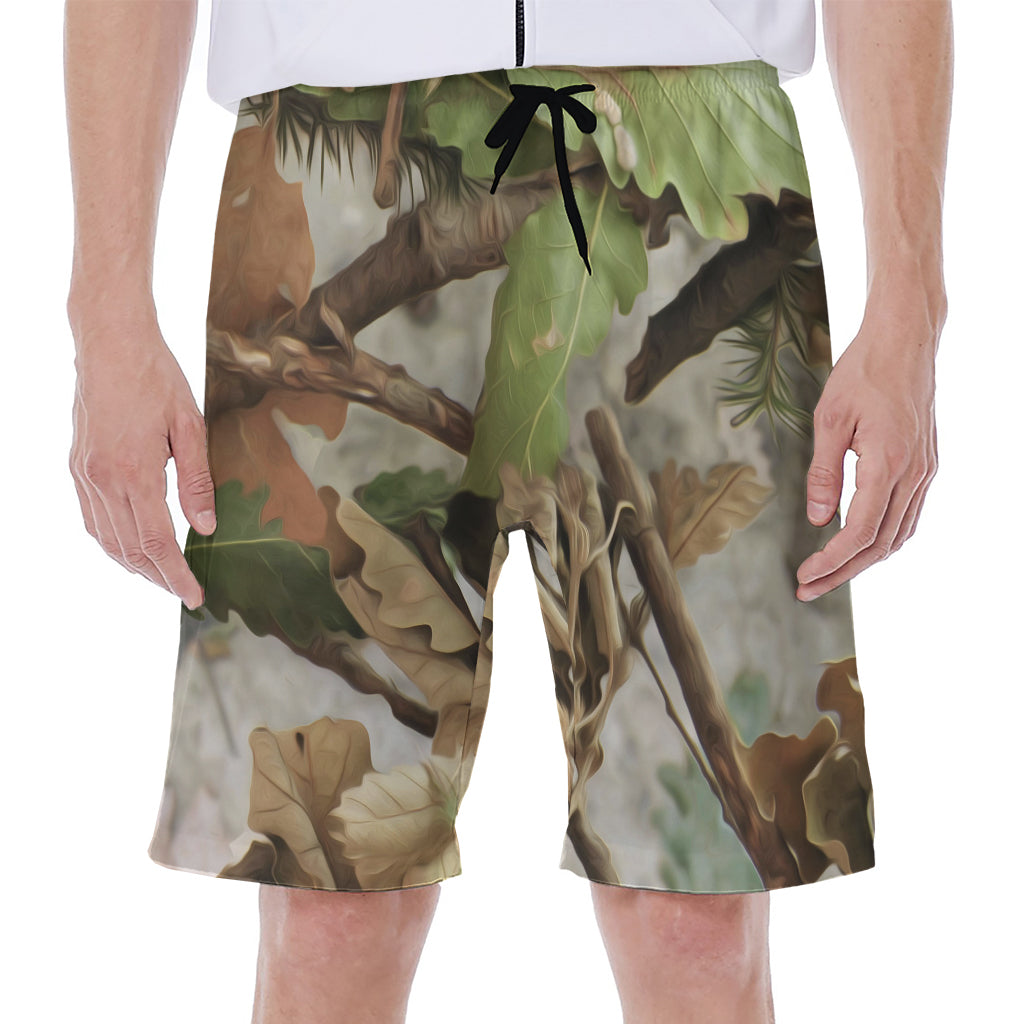 Hunting Camouflage Pattern Print Men's Beach Shorts