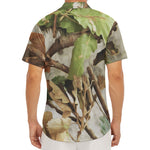 Hunting Camouflage Pattern Print Men's Deep V-Neck Shirt