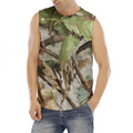 Hunting Camouflage Pattern Print Men's Fitness Tank Top