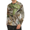Hunting Camouflage Pattern Print Men's Long Sleeve Rash Guard