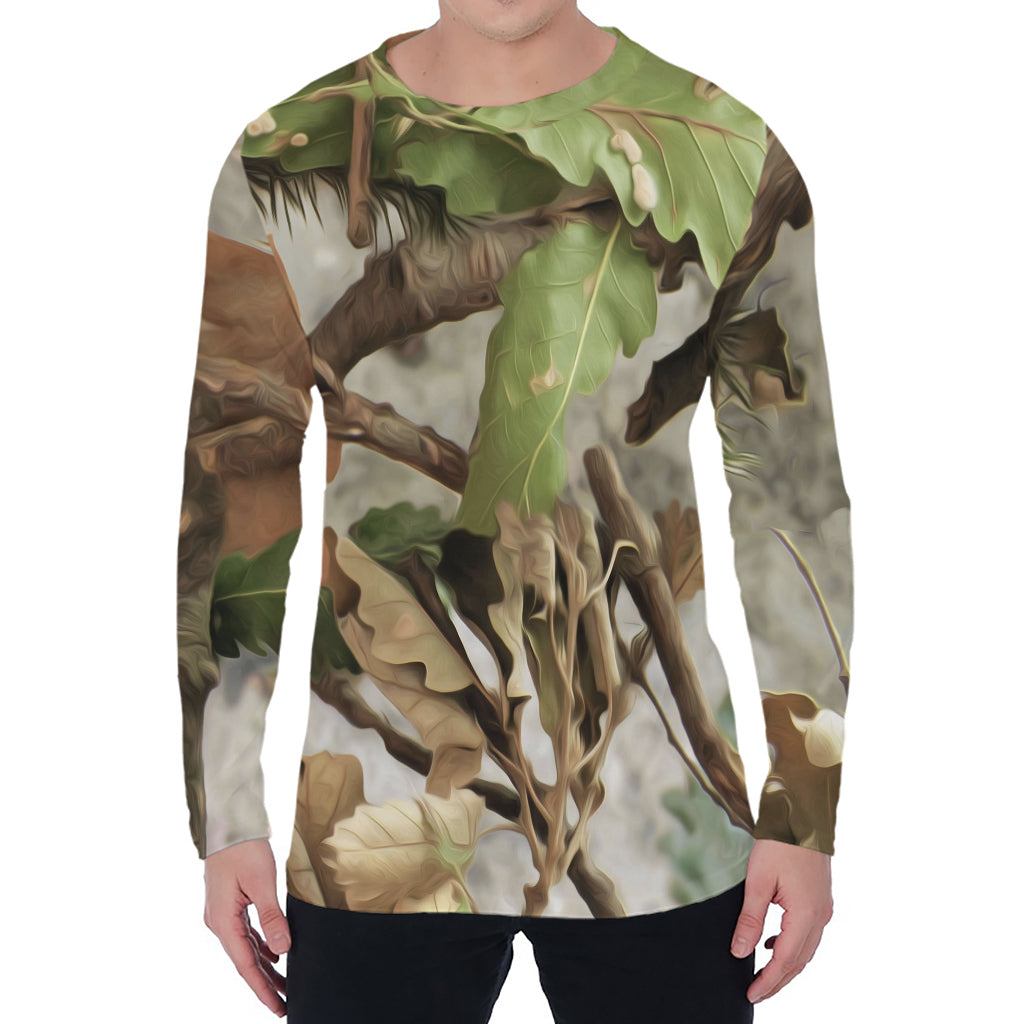 Hunting Camouflage Pattern Print Men's Long Sleeve T-Shirt