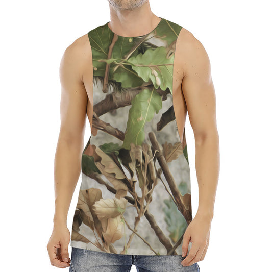 Hunting Camouflage Pattern Print Men's Muscle Tank Top