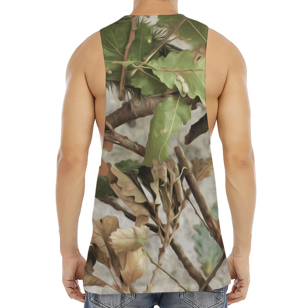 Hunting Camouflage Pattern Print Men's Muscle Tank Top