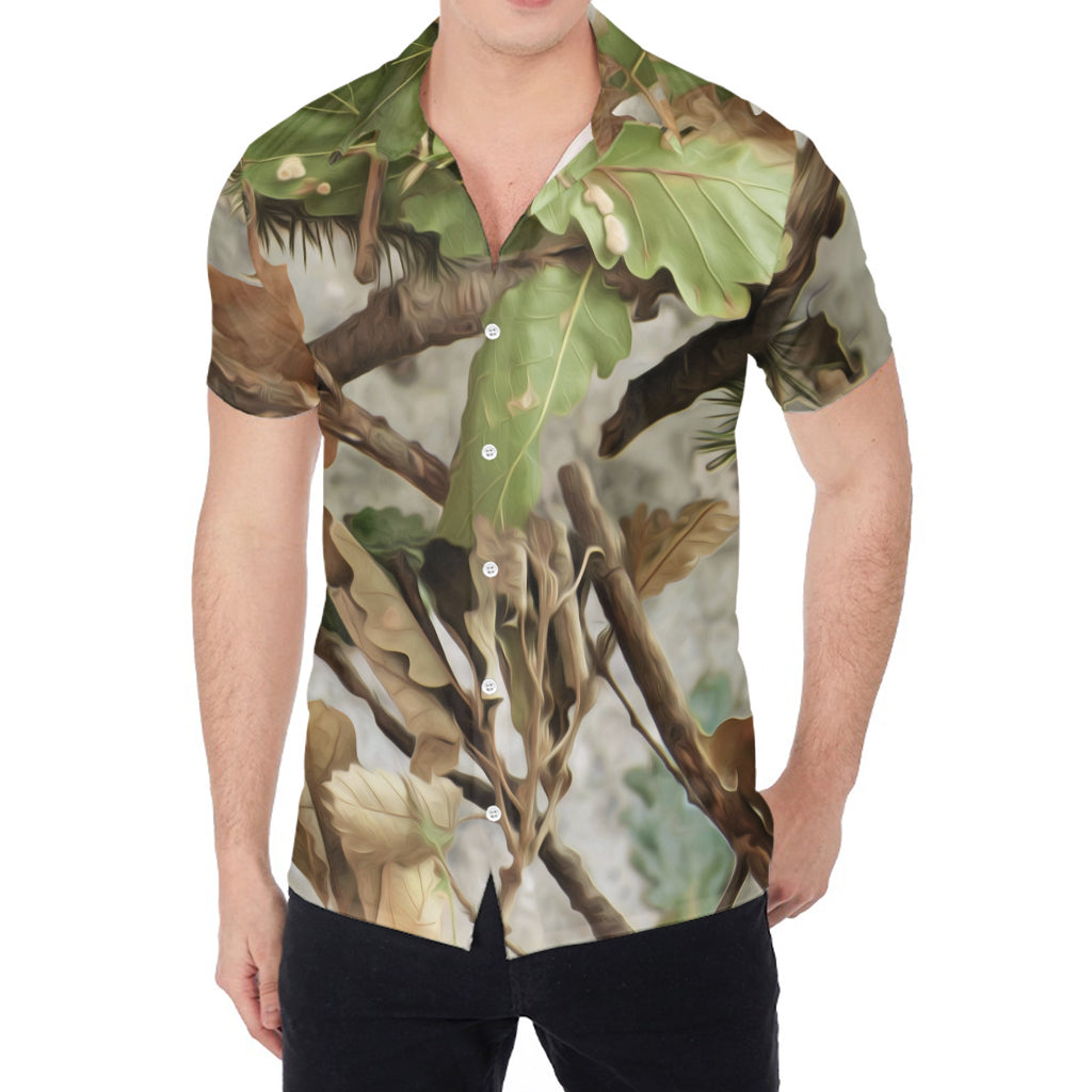 Hunting Camouflage Pattern Print Men's Shirt