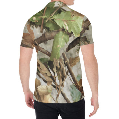 Hunting Camouflage Pattern Print Men's Shirt