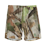 Hunting Camouflage Pattern Print Men's Sports Shorts