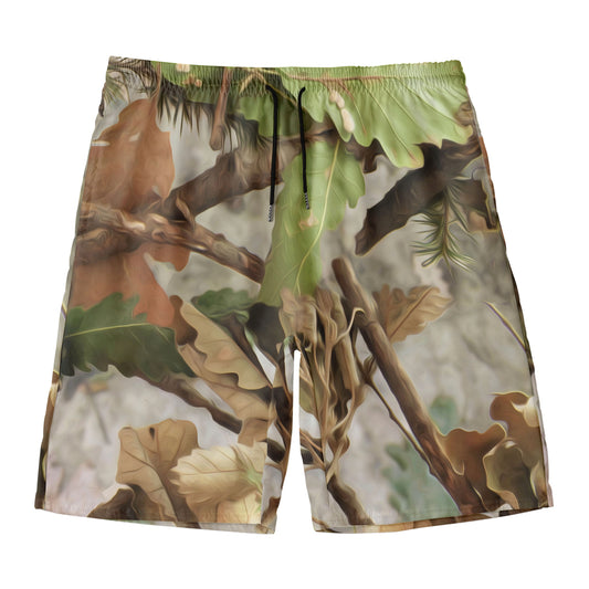 Hunting Camouflage Pattern Print Men's Swim Trunks