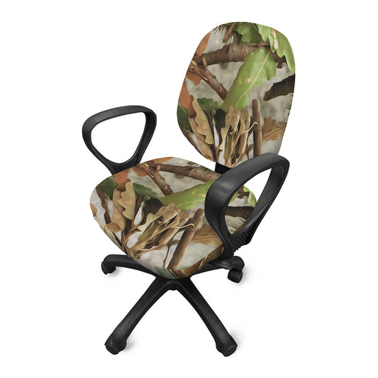 Hunting Camouflage Pattern Print Office Chair Cover
