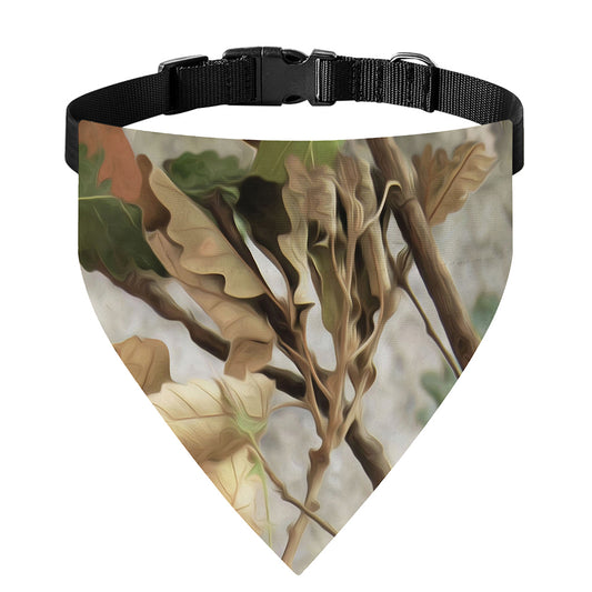 Hunting Camouflage Pattern Print Over The Collar Dog Bandana