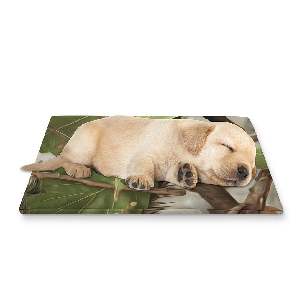 Hunting Camouflage Pattern Print Pet Cooling Mat Cover