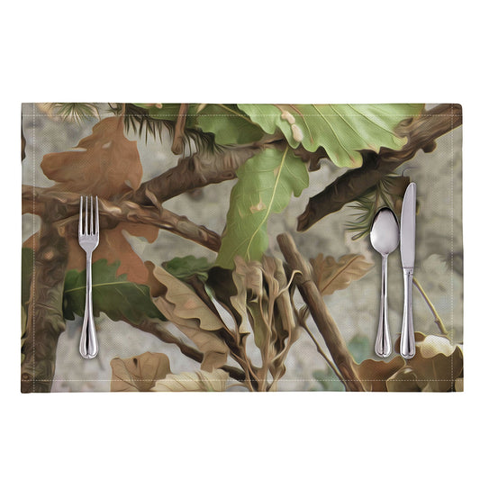 Hunting Camouflage Pattern Print Placemat