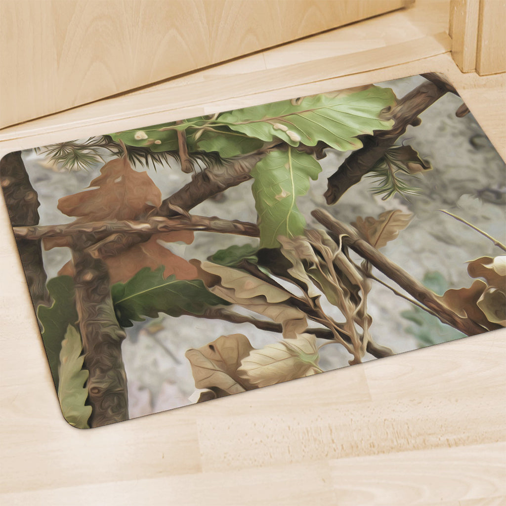 Hunting Camouflage Pattern Print Polyester Doormat