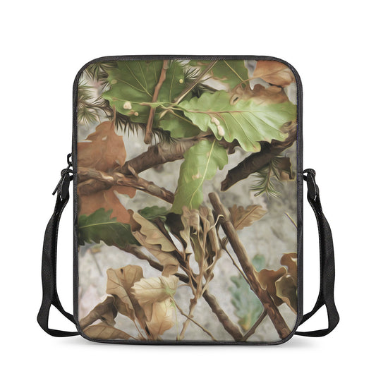Hunting Camouflage Pattern Print Rectangular Crossbody Bag