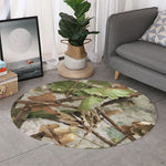 Hunting Camouflage Pattern Print Round Rug