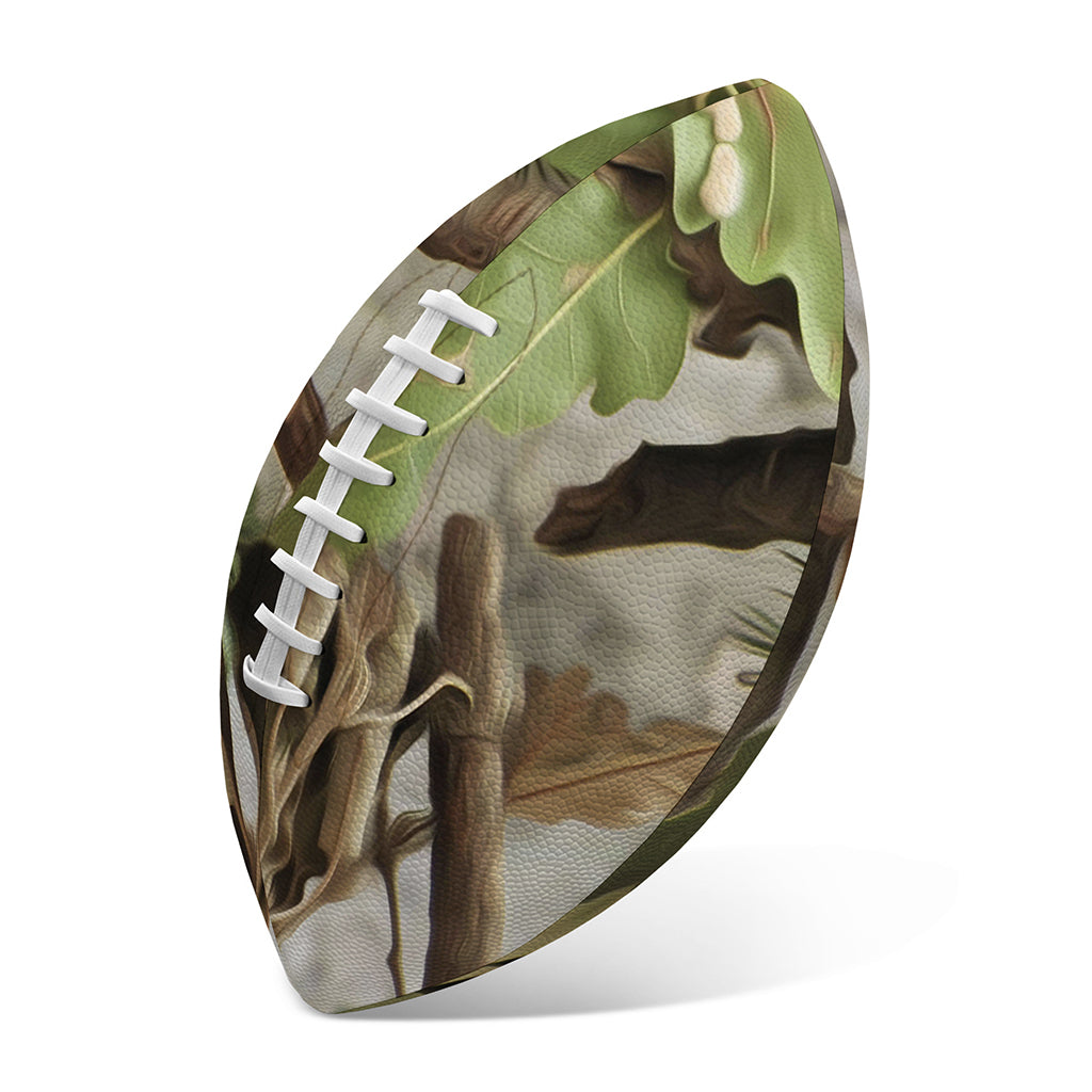 Hunting Camouflage Pattern Print Rugby Ball